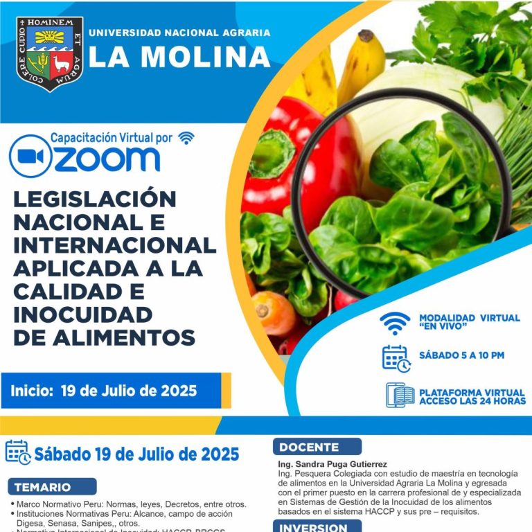 LEGISLACIÓN NACIONAL E INTERNACIONAL APLICADA A LA CALIDAD E INOCUIDAD DE LOS ALIMENTOS