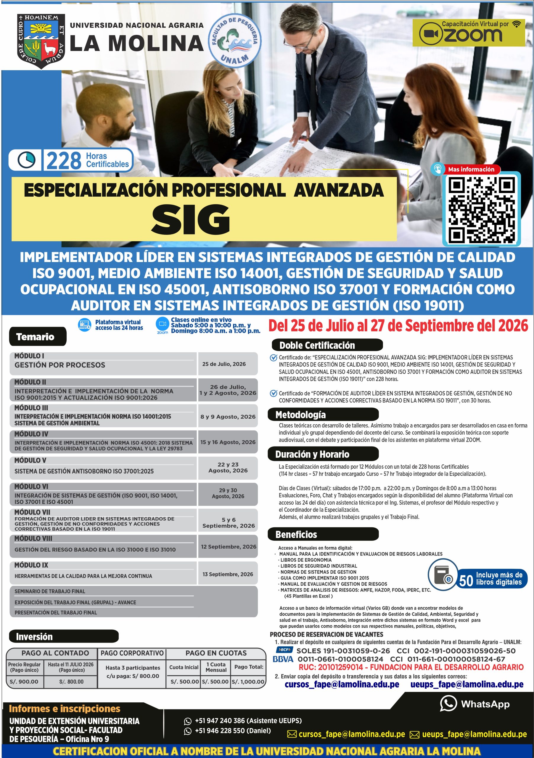 Especialización Avanzada SIG - UNALM