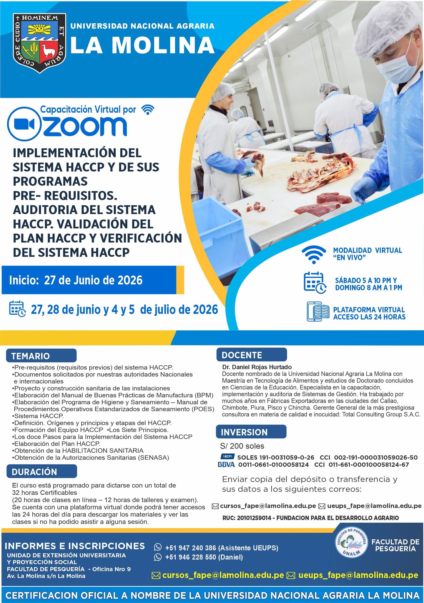Póster Implementación del Sistema HACCP