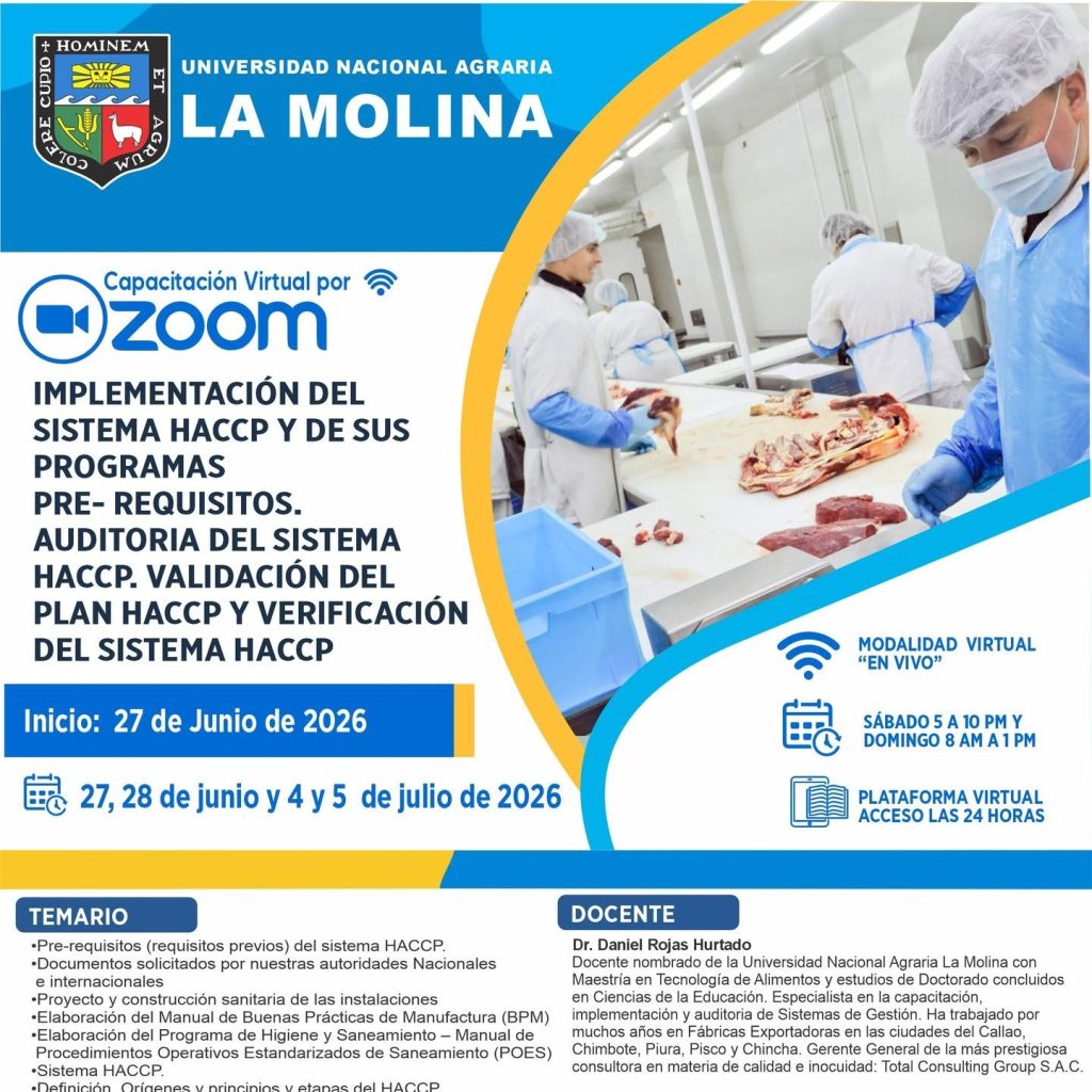 IMPLEMENTACIÓN DEL SISTEMA HACCP Y DE SUS PROGRAMAS PRE-REQUISITOS. AUDITORIA DEL SISTEMA HACCP. VALIDACIÓN DEL PLAN HACCP Y VERIFICACIÓN DEL SISTEMA HACCP