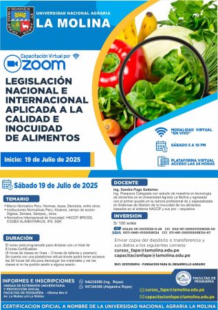 29244 - LEGISLACIÓN NACIONAL E INTERNACIONAL APLICADA A LA CALIDAD E INOCUIDAD DE LOS ALIMENTOS